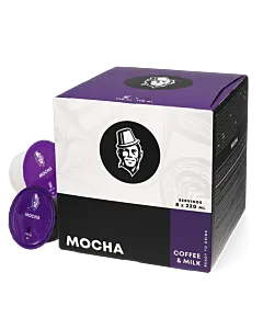 Kaffekapslen Mocha package and capsule for Dolce Gusto
