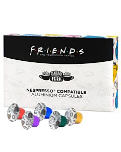 FRIENDS Variety Pack package and capsule for Nespresso

